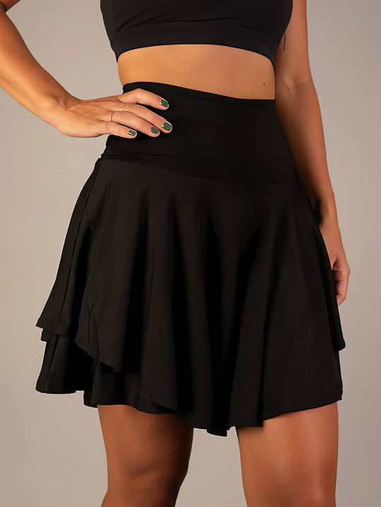 Jupe de Tennis Femme Fonctionnelle avec Short Intégré 6
