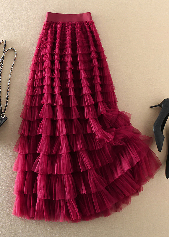 Jupe en Tulle Froissé pour Femmes Printemps 1