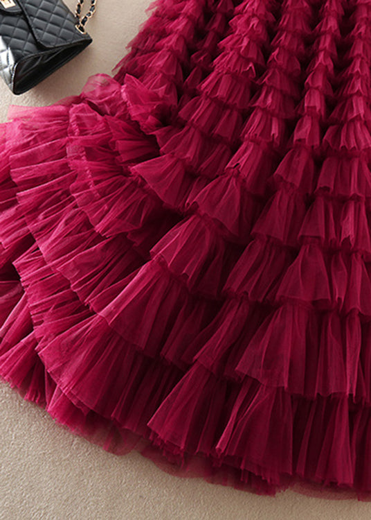 Jupe en Tulle Froissé pour Femmes Printemps 3