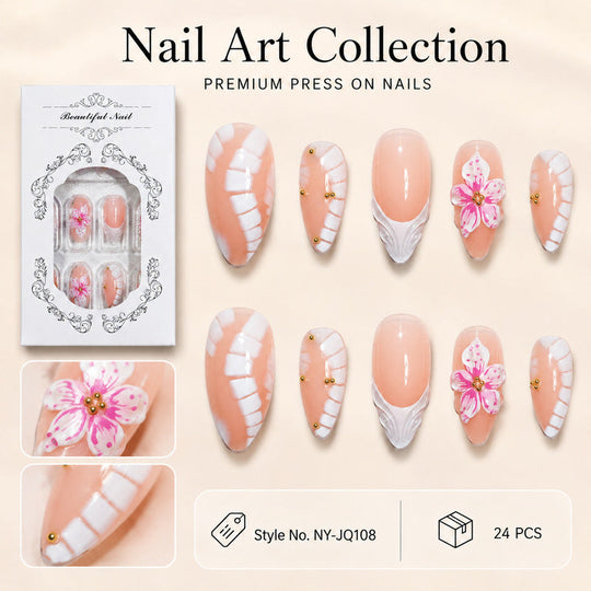 Kit Faux Ongles Varié pour Femme Accessoire Ongles Pratique 0