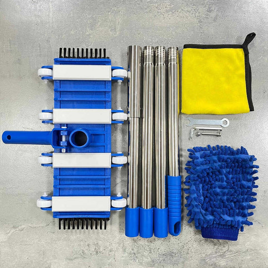 Kit Nettoyage Voiture Télescopique Multifonction pour Hommes 6