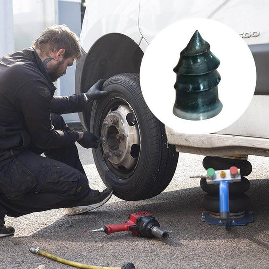 Kit Réparation Pneus Voiture - Outil de Réparation Pneus Crevé avec Mèche 7