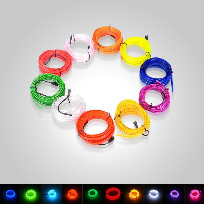 Kit d'Éclairage LED pour Voiture Futuriste avec Connexion USB 4