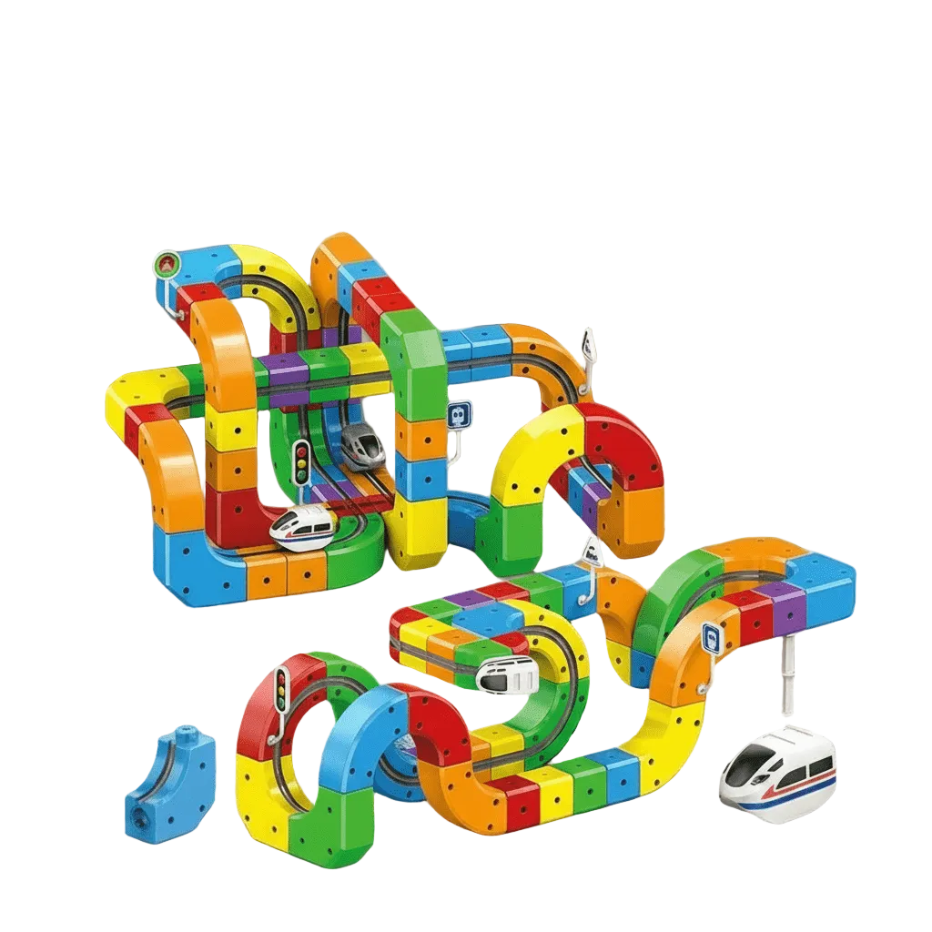 Kit de Construction Ferroviaire 3D pour Enfants 0