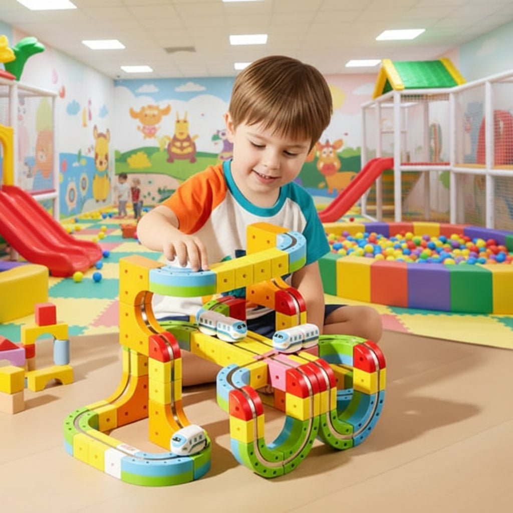 Kit de Construction Ferroviaire 3D pour Enfants 1