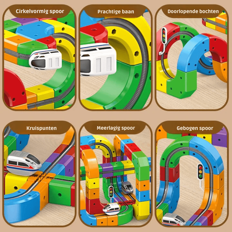 Kit de Construction Ferroviaire 3D pour Enfants 8