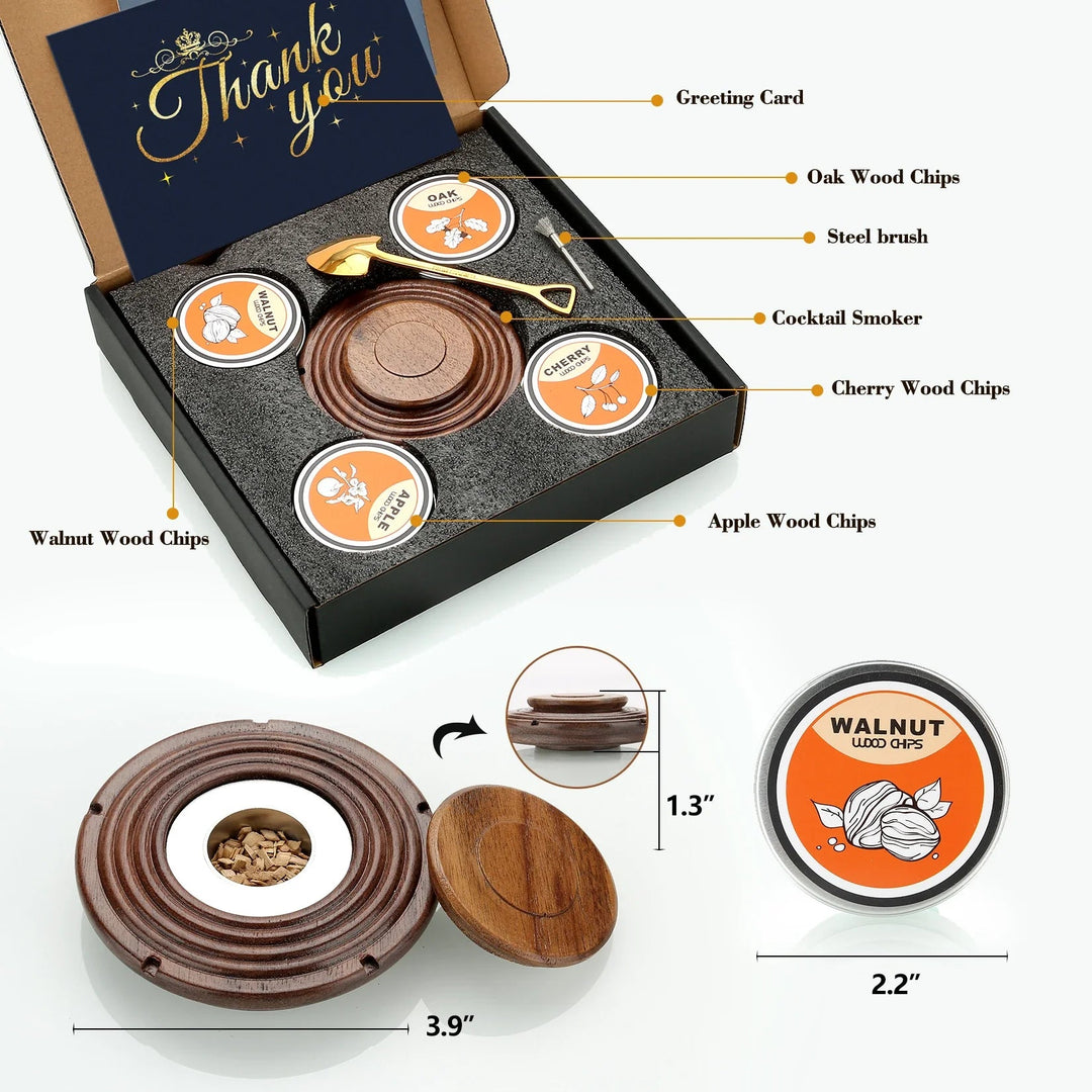 Kit de Fumeurs à Cocktail pour Whisky et Bourbon 3