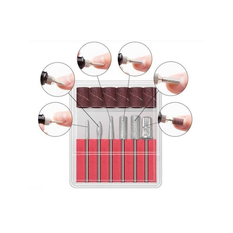 Kit de Manucure et Pédicure Électrique 6 en 1 2