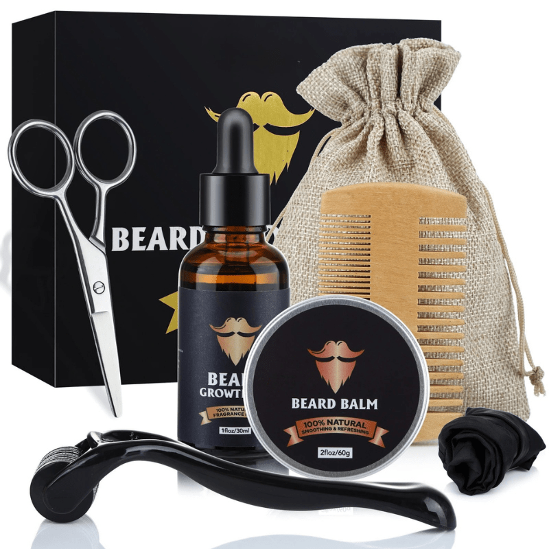 Kit de Soins pour Barbe pour Hommes 9