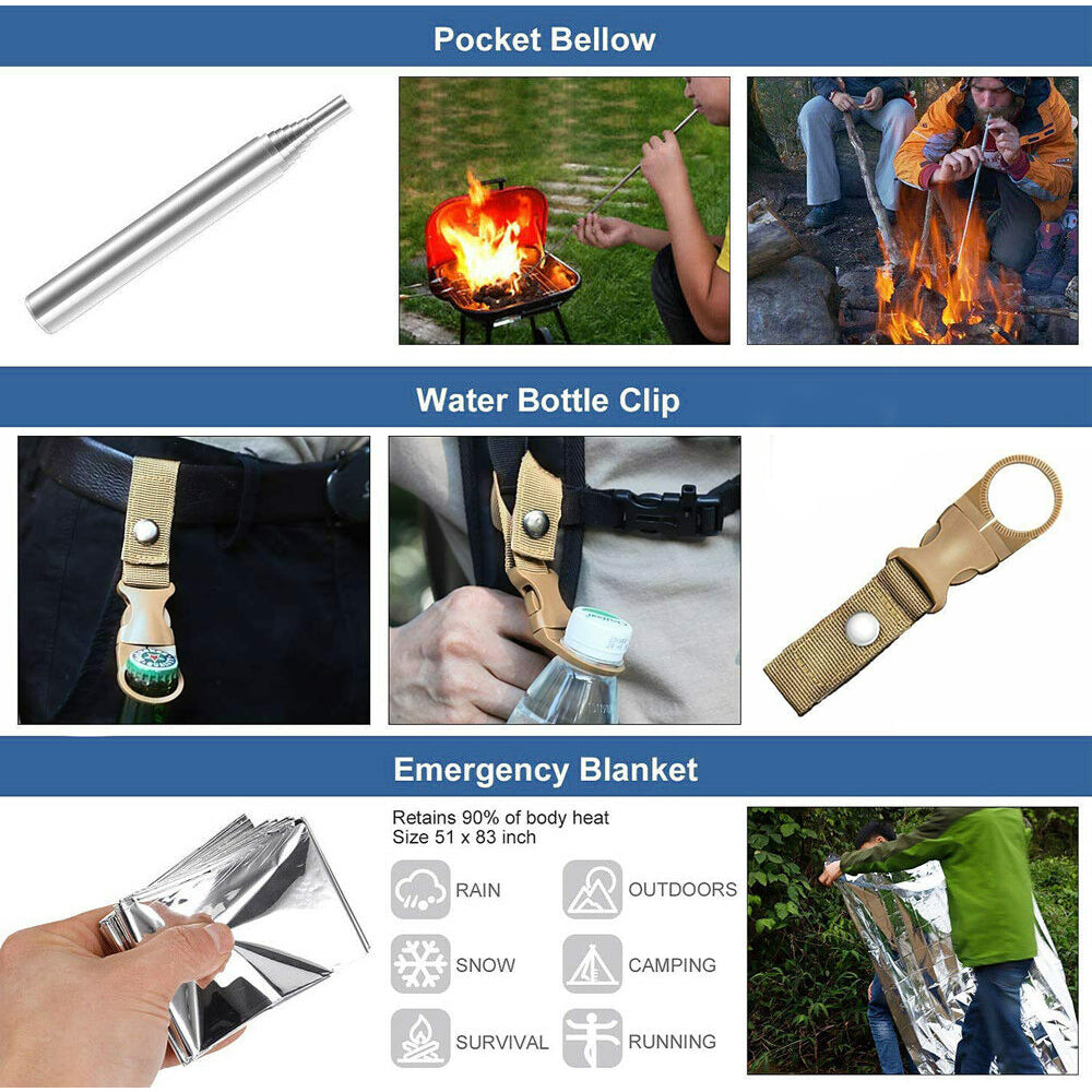 Kit de Survie d'Urgence pour Randonnée et Camping 3