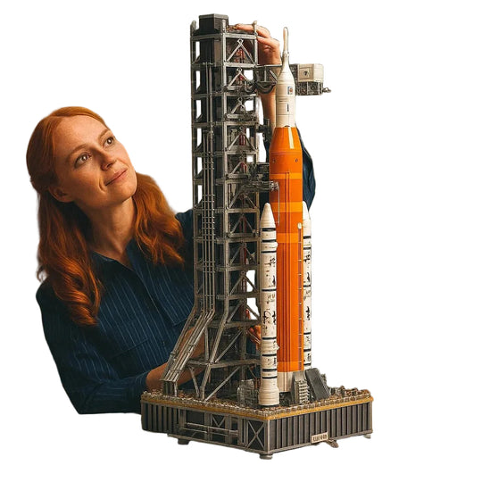 Kit de construction de fusée APOLLOX avec tour de lancement 0