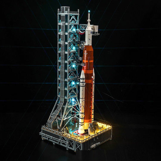 Kit de construction de fusée APOLLOX avec tour de lancement 1