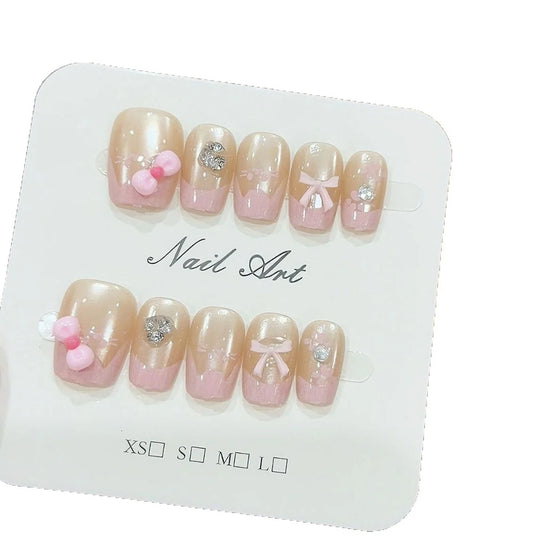 Kit de faux ongles à pression pour femme style créatif 1