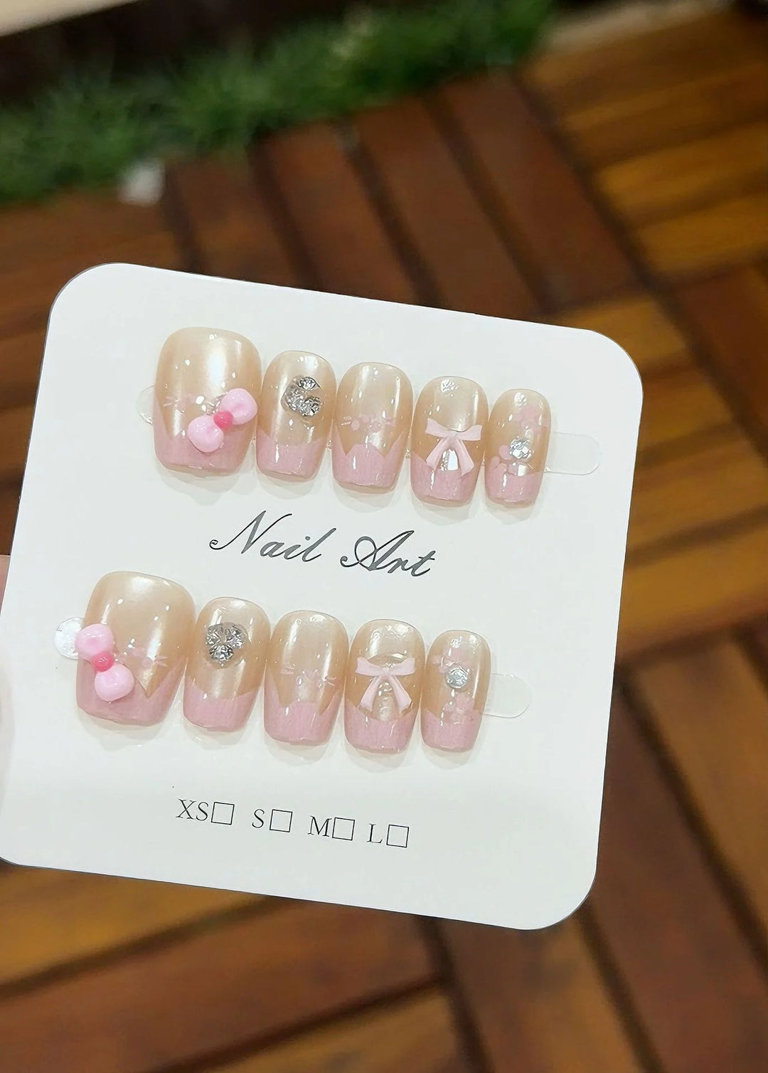 Kit de faux ongles à pression pour femme style créatif 2
