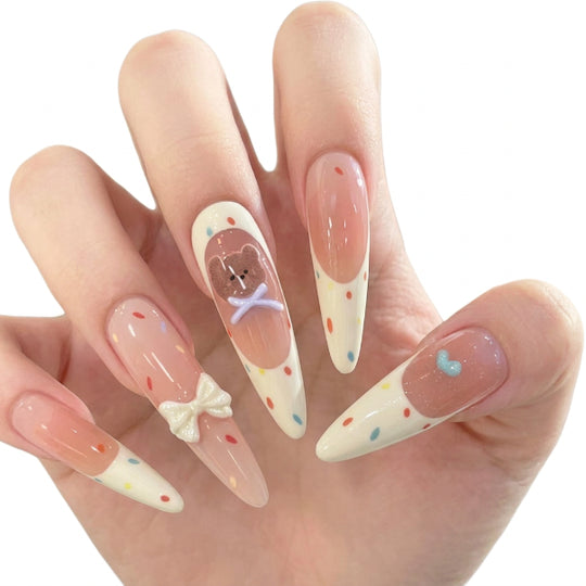 Kit de faux ongles fantaisie pour femme 0