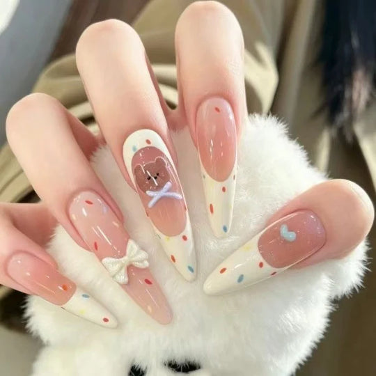 Kit de faux ongles fantaisie pour femme 5