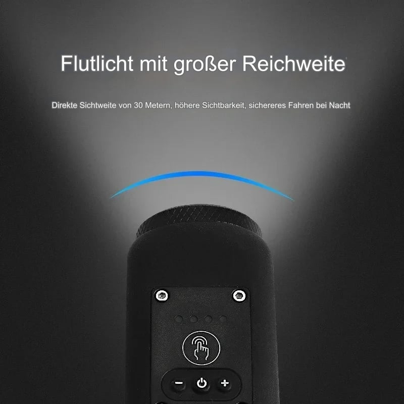 Klaxon Électronique pour Vélo avec Lumière LED Puissante et Design Compact 4