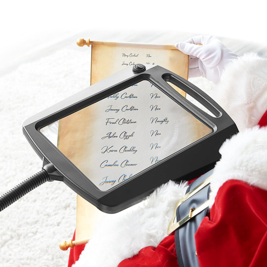 Lampadaire Led avec Loupe 3x pour Artisanat et Détails, Bras Flexible et Base Stable 3