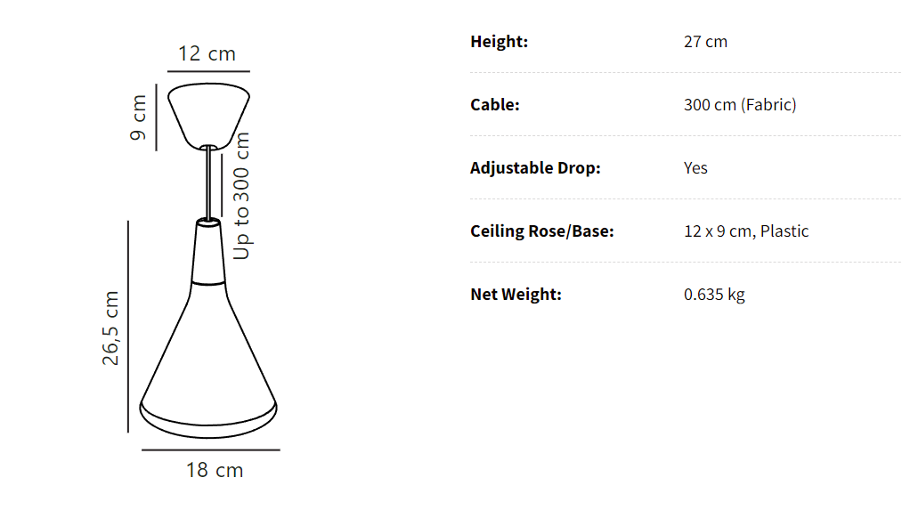 Lampe À Suspension Moderne Arren Design Conique Pour Intérieur Style Industriel 5