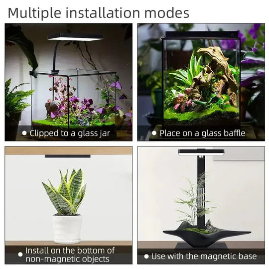 Lampe Aquarium LED USB Éclairage à Spectre Complet pour Plantes Aquatiques 1