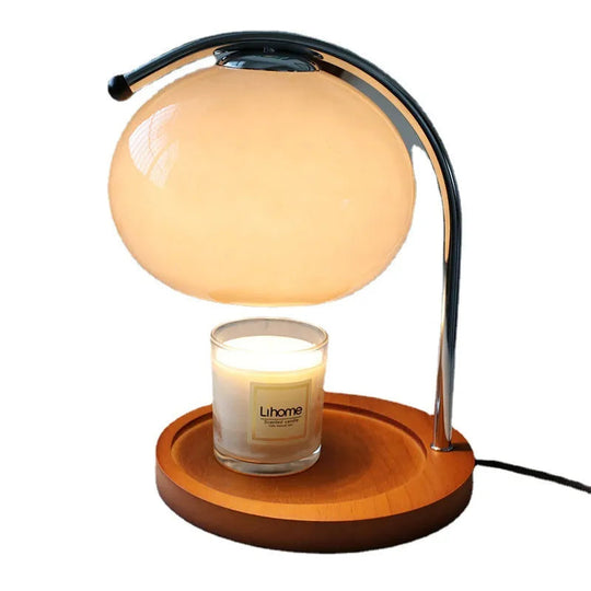 Lampe Chauffe-Bougie Élégante en Verre 3
