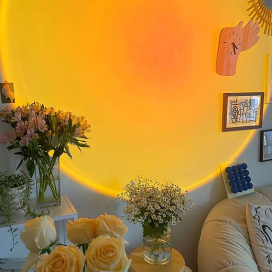 Lampe D'Ambiance Coucher De Soleil Rotative Pour Salon 2