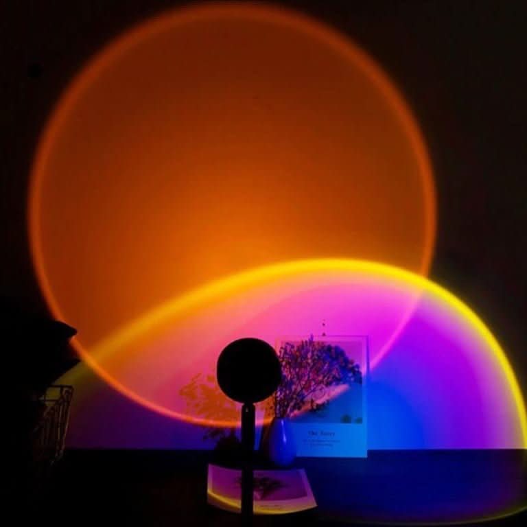 Lampe D'Ambiance Coucher De Soleil Rotative Pour Salon 4