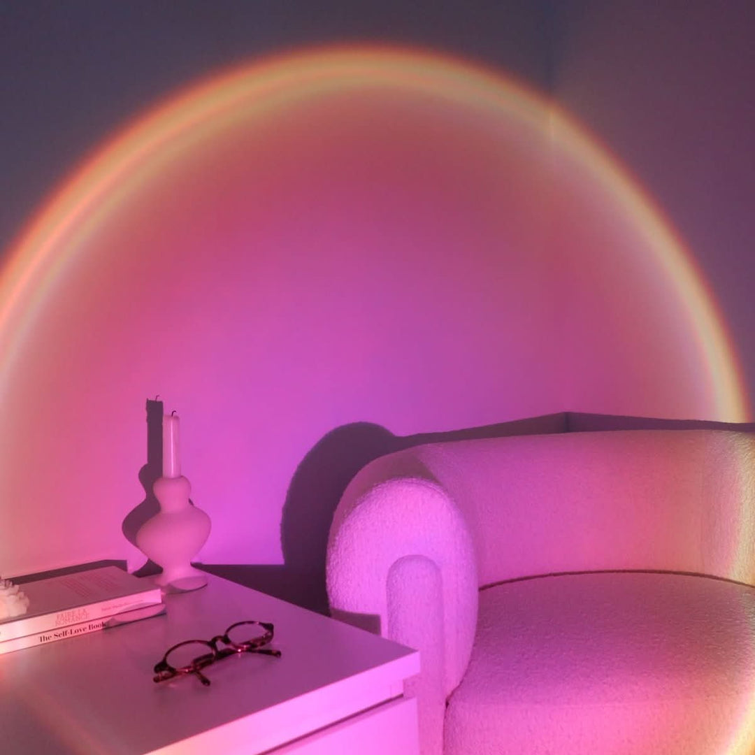 Lampe D'Ambiance Coucher De Soleil Rotative Pour Salon 5