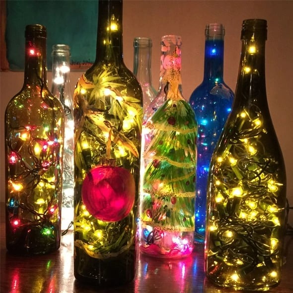 Lampe Décorative LED Bouteille Ambiance Chaleureuse 11