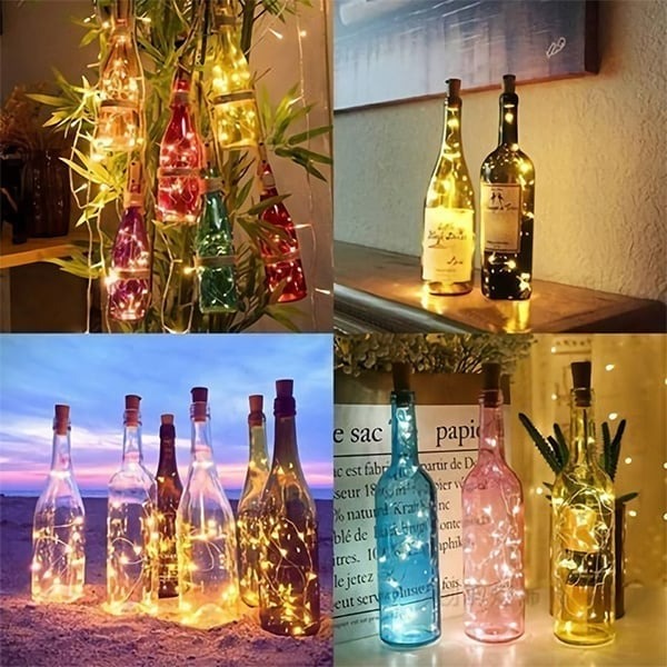 Lampe Décorative LED Bouteille Ambiance Chaleureuse 4