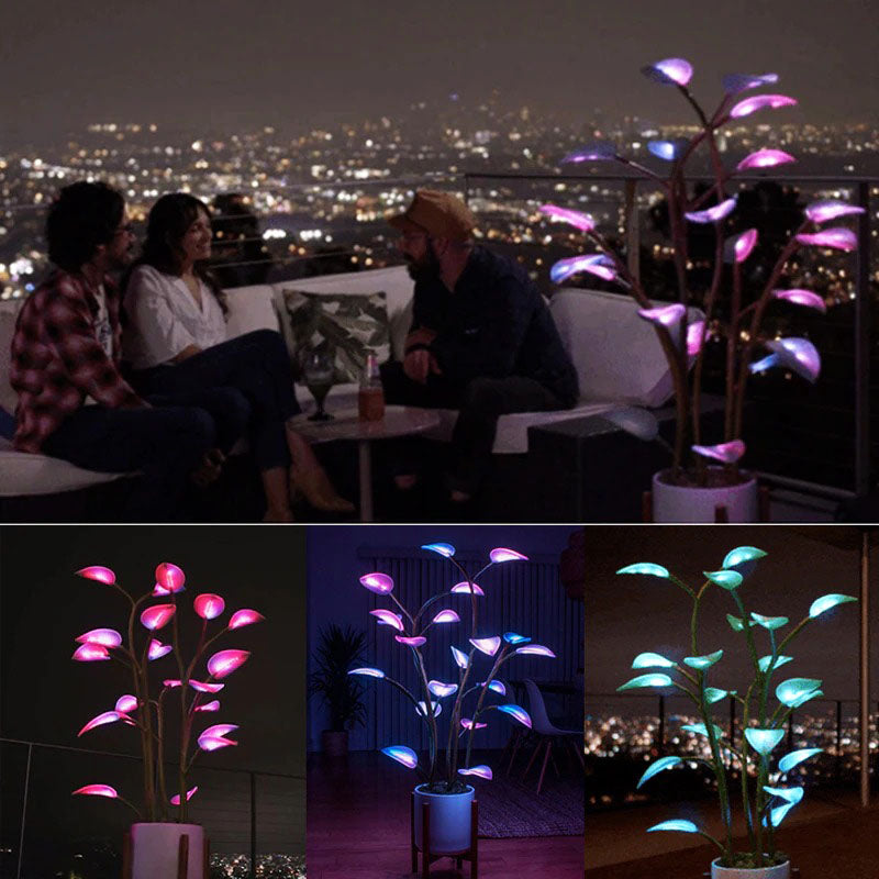 Lampe Decorative LED Plante Magique Changement de Couleur 1