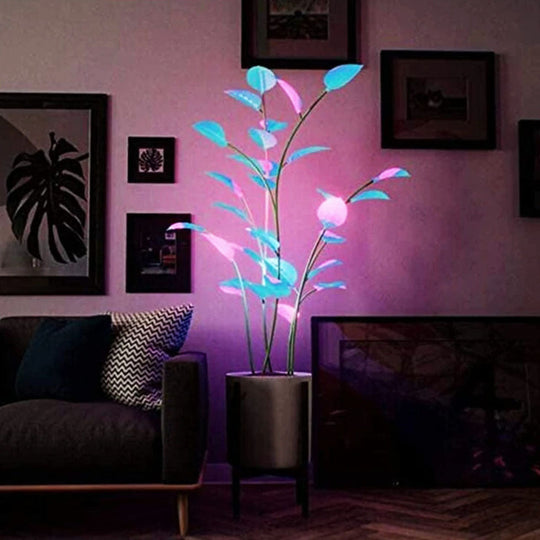 Lampe Decorative LED Plante Magique Changement de Couleur 3