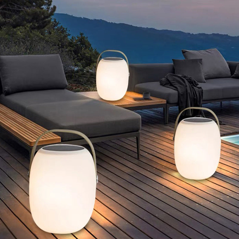 Lampe Décorative Solaire Extérieure en Panier 1