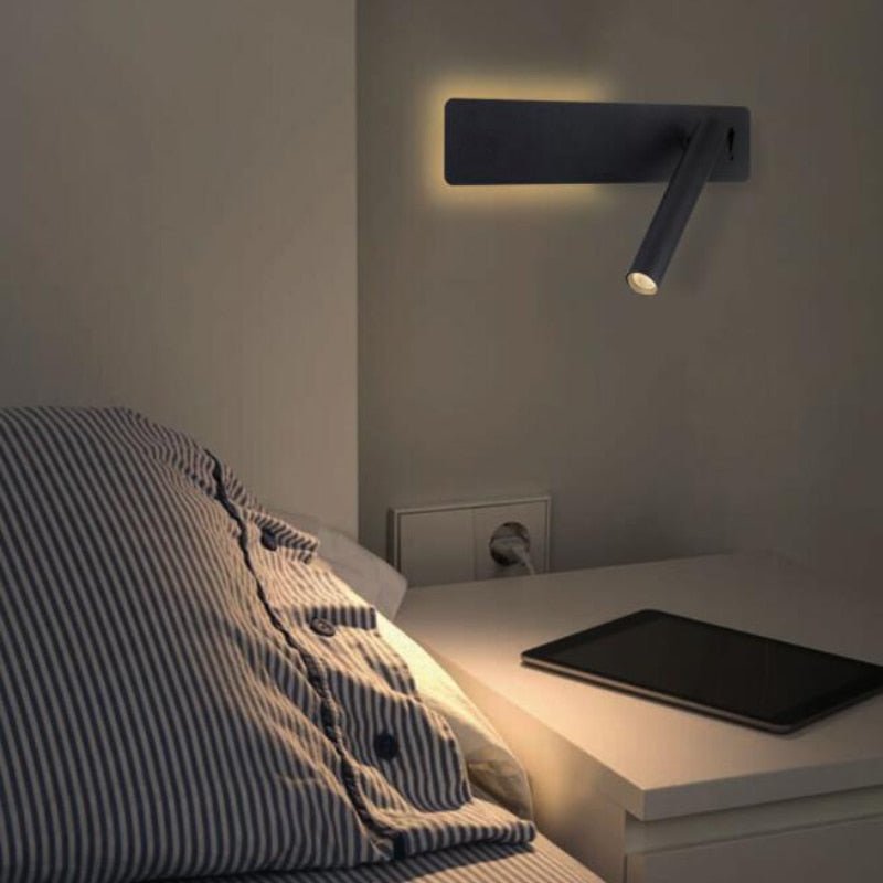 Lampe LED Rotative Réglable pour Chambre Moderne 2
