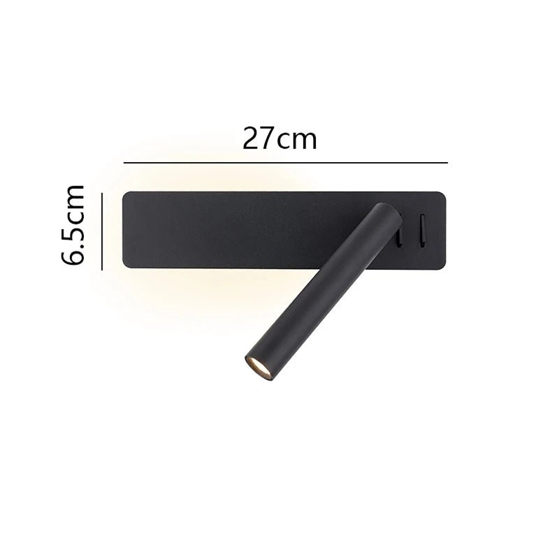 Lampe LED Rotative Réglable pour Chambre Moderne 7