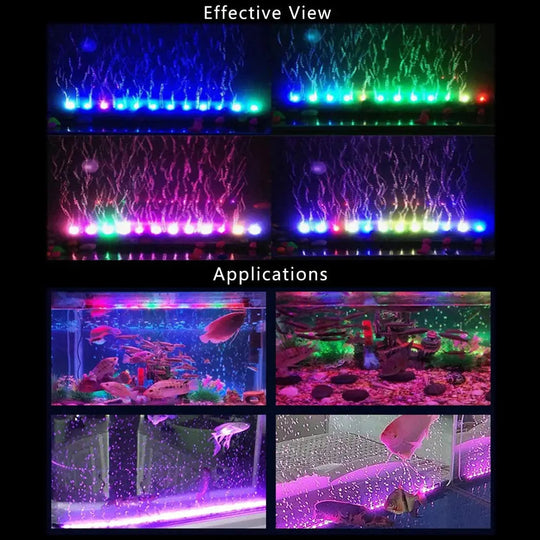 Lampe LED Submersible pour Aquarium avec Changement de Couleur 1