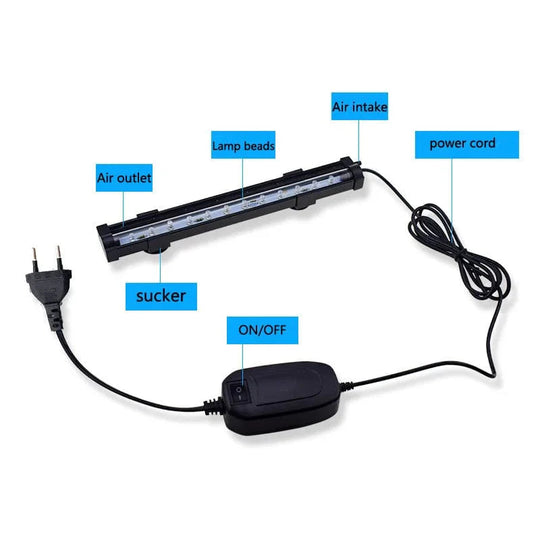 Lampe LED Submersible pour Aquarium avec Changement de Couleur 5