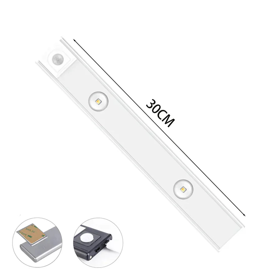 Lampe LED d'armoire sans fil avec capteur de mouvement 0