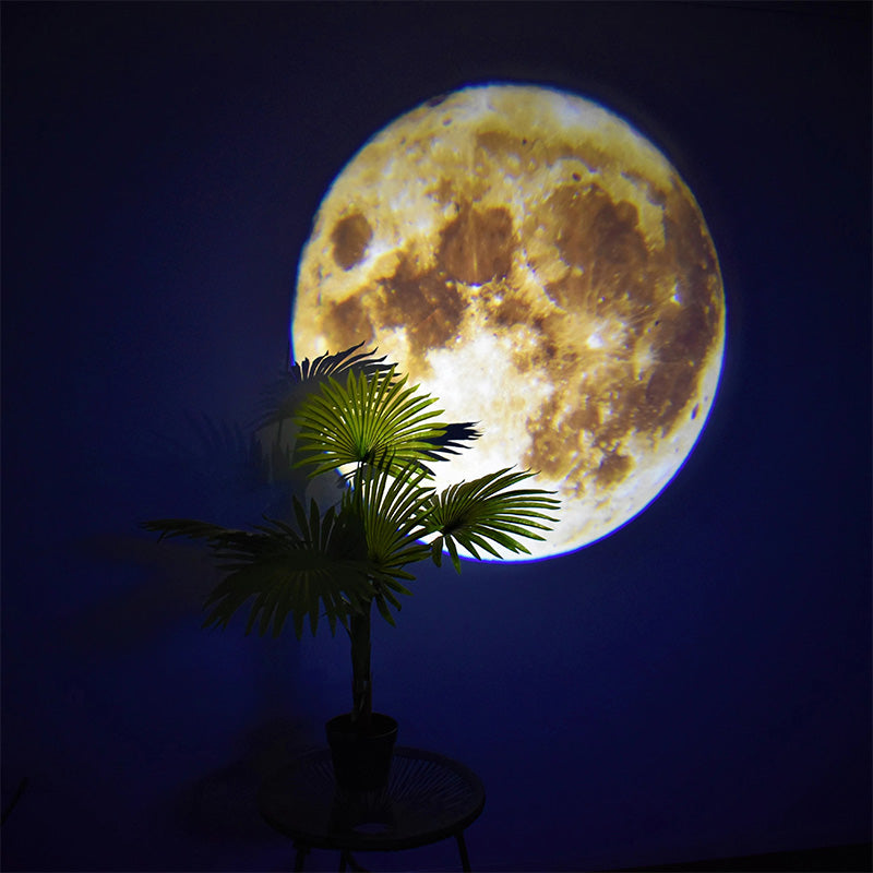 Lampe LED de Projection Lune et Terre Flexible 3