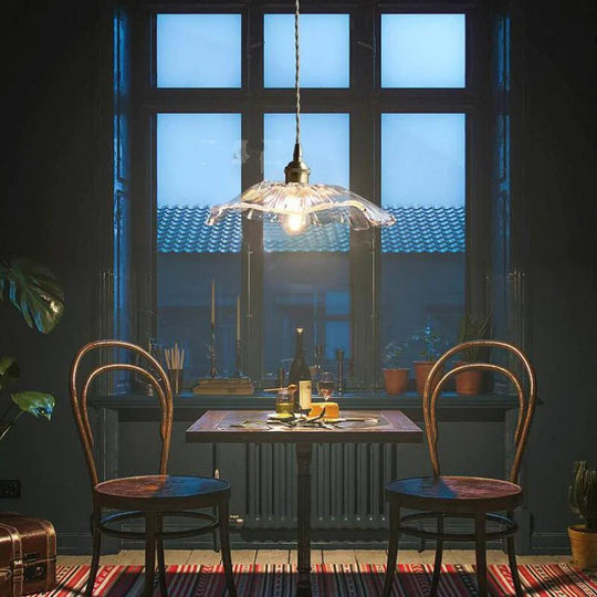 Lampe Lotus en Verre PétaleFlare 5