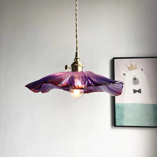 Lampe Lotus en Verre PétaleFlare 7
