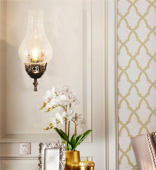 Lampe Murale Ancienne à Huile 2