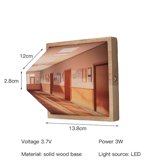 Lampe Murale LED 3D Moderne 9