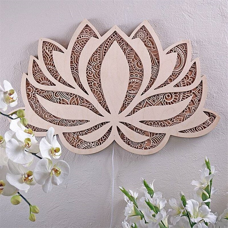 Lampe Murale Moderne Mandala LED 2