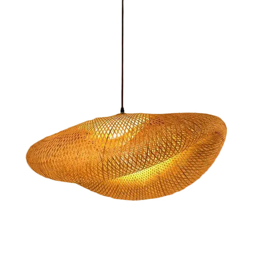 Lampe Pendentif en Rotin Artisanale pour Intérieur Bohème 0
