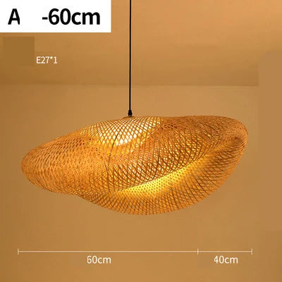 Lampe Pendentif en Rotin Artisanale pour Intérieur Bohème 6