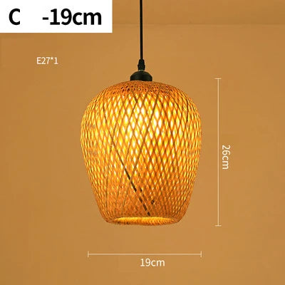Lampe Pendentif en Rotin Artisanale pour Intérieur Bohème 8