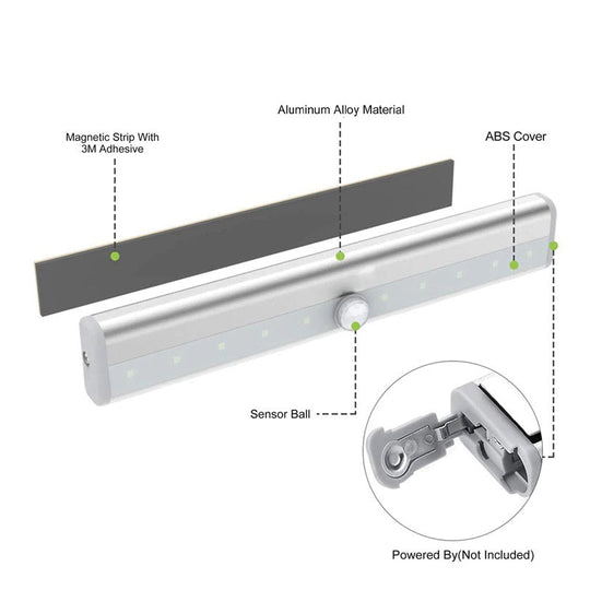 Lampe Sans Fil Rechargeable Avec Détecteur de Mouvement 7