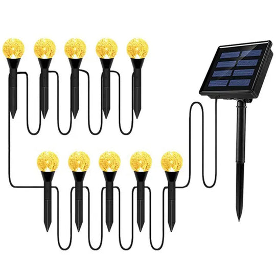 Lampe Solaire Extérieur Globe Décoratif pour Jardin et Balcon 0