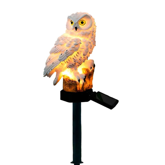 Lampe Solaire Extérieur Hibou Décoratif Éclairage Jardin LED 0